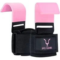 JAG GEARS Zughilfe Gewichtheberhaken Handschlaufe, Klimmzug-Trainingshilfe für Kreuzheben (1 x pair hooks, 2-tlg., Gym Grips Crossfit Trainingshilfen Fitnessstudio Fitness), Aus strapazierfähigem Material
