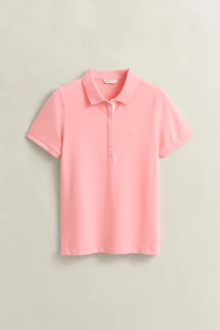 GANT - Kontrast Piqué Poloshirt lilly pink - Gr. - M
