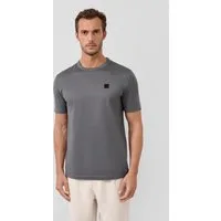 s.Oliver Kurzarmshirt T-Shirt T-Shirt aus Edeljersey mit Crew Neck