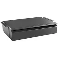 Systafex® Schublade Schreibtisch Tisch Unterbau Schublade Fach Hängeschublade schwarz, Gleitmechanismus