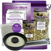 MyTobaQ Räucherschale Räuchern gegen negative Energie 7tlg Set Energetischen Hausreinigung, (1 St), Art. 81194-S