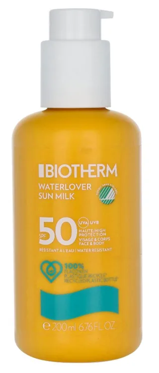 Biotherm Waterlover Sonnenmilch mit Pumpe SPF50 200 ml