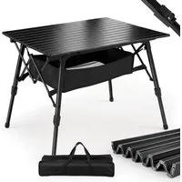 Sekey Campingtisch Aluminium Faltbar Campingtisch Klappbar Höhenverstellbar Klapptisch, Ultraleicht Balkontisch mit Netztasche Klappbar Gartentisch Wetterfest