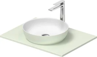 Duravit Sivida SET, Aufsatzbecken r.400 B.Aussen: blassgrün matt 268012FH00