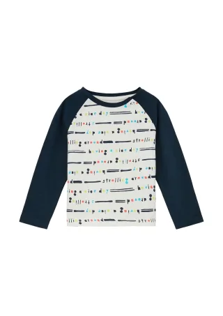 s.Oliver - Sweatshirt creme/blau/weiß - Gr. - 74