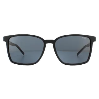 Hugo by Hugo Boss Square Mens Matte Schwarz Grau Sonnenbrille