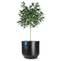 BigDean Blumentopf Blumentopf Style ø 46 cm anthrazit mit herausnehmbaren Innentopf (Set, 1 St., Pflanzkästen), Blumentopf, Pflanzkübel, Wetterfest, UV-Beständig, Langlebig