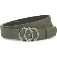 styleBREAKER Synthetikgürtel Gürtel mit Ringschnalle (1-St)