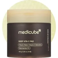 Medicube Gesichtsreinigungstücher DEEP VITA C Pad Reinigungspads, 70-tlg.