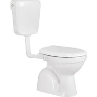 Belvit Tiefspül-WC BV-SW4001-T+BV-D0400+BV-AP1001, Belvit Dusch WC mit Bidet Funktion – Standtoilette aus
