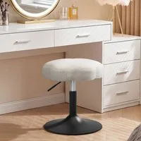 ELUCHANG Polsterstuhl Schminktisch Stuhl, Blumenform, 360° drehbar (1 St)