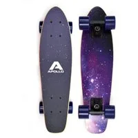 Apollo Miniskateboard Fancyboard Classic Blue 22", kompakt mit hochwertiger Verarbeitung