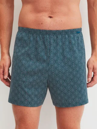 CALIDA - MEN Boxer Shorts blue print - Gr. - XXL