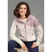 KangaROOS Strickfleecejacke Strick Fleece Jacke colorblocking Übergangsjacke