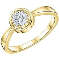 Firetti Fingerring Schmuck Geschenk Silber 925 Silberring Solitär, mit Zirkonia (synth)
