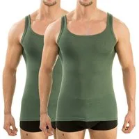 HERMKO Unterhemd 63000 (Pack, 2er) Funktionsunterwäsche atmungsaktiv schnelltrocknend Sport und Alltag