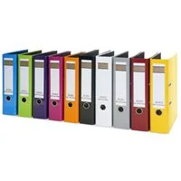 Primus Aktenordner 10x Aktenordner / DIN A4 / 75mm breit / 10 verschiedene Farben