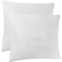 LILENO HOME Kissenfüllung Vlieskissen in verschiedenen Größen - Made in Germany, 2er Set Kissenfüllung 40x40 cm, waschbar - 40°C, allergikerfreundlich