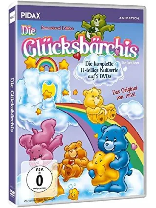Die Glücksbärchis - 11 teilige Kinder und Kultserie von 1985 (80er) + Bonusfolgen - Remastered Edition - OT: The Care Bears (Pidax Animation) [Collector's Edition] [2 DVDs]