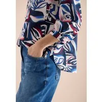 CECIL Druckbluse 3/4-Arm Sommerbluse mit Multicolor Print
