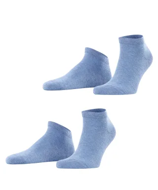 FALKE - FALKE Happy 2-Pack Herren light denim - Gr. - 44.5