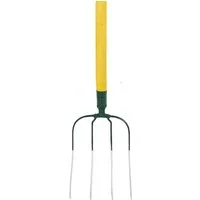 PROREGAL® Spatengabel Dunggabel Mistgabel Mistforke Heugabel Streugabel F124, 4 Zinken, mit