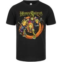 Metal Kids T-Shirt mit Heavysaurus (Rock`n Rarr) Druck für Kinder