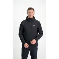 Jack Wolfskin Regenjacke OUTROVERT 2L JKT M mit Kapuze, atmungsaktiv, wasserdicht
