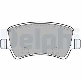 Delphi Bremsbel?ge vorne Ford Land Rover Volvo LP2008
