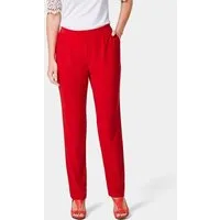 GOLDNER Schlupfhose Trageangenehme Jerseyhose Martha mit Bundfalten
