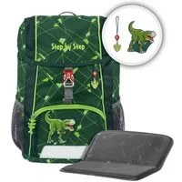 Step by Step Schulranzen Kinderrucksack, KID SHINE Dino Night Tyro 3-teilig, 13 l (3-teilig), Vorschule, Freizeitrucksack, ergonomisch