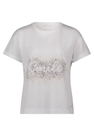Betty & Co - Casual-Shirt patch white/brown - Gr. - L