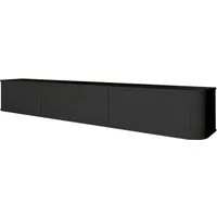 MOEBLINE Lowboard Hängender TV Lowboard AZILLO 215 schwarz
