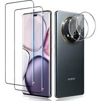 SmartUP Displayschutzglas 2X Schutzglas für Honor Magic 7 Lite Panzerfolie Display Kamera Full für Honor Magic 5 Lite, 9H Hartglas