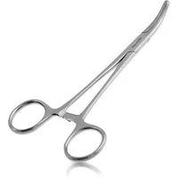 May Klemmen May Präzisionsklemme gebogen 13cm mit Sperre – Edelstahl Klemmzange