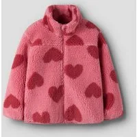 Name It Plüschjacke NMFMONICA TEDDY JACKET AOP NOOS Kunstfaser
