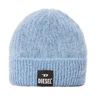 Diesel - "Edro Mohr" Mütze für Herren/Damen Unisex, Logo (Blassblau)