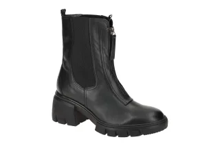 Gabor 31.701.27 Damen Stiefeletten Schwarz, Echtleder, Best Fitting, Blockabsatz