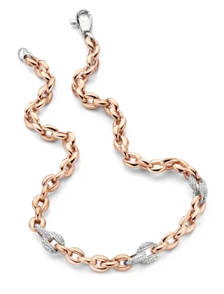 Orphelia Halskette für Damen, Sterling-Silber 925, Rosé, ZK-7160