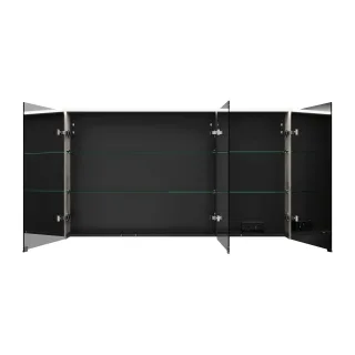 Burgbad Spiegelschrank Eqio 800x1400x170 Eiche Dekor Silber, SPGS140LF6015 SPGS140LF6015