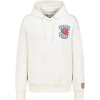 SUBLEVEL Hoodie mit Schriftzug und Liebesmotiv für Damen Baumwolle Normal Fit Kapuze bedruckt wärmend Ohne Verschluss