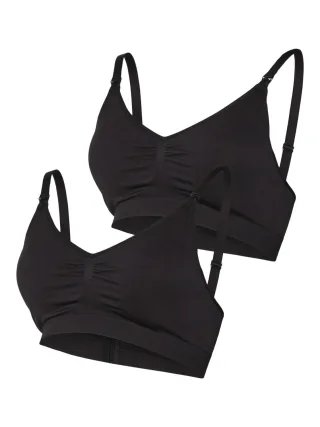 MAMALICIOUS - MLILJA FEED ME BRA NF 2-P A. NOOS Black - Gr. - L