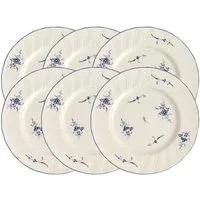 Villeroy & Boch Teller-Set Alt Luxemburg Frühstücksteller 21cm Set6, Premium Porcelain