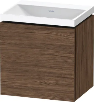 Duravit L-Cube c-shaped Set wandhängend Nussbaum dunkel Matt 450x350x480 mm - LC6948N21210000 LC6948N21210000