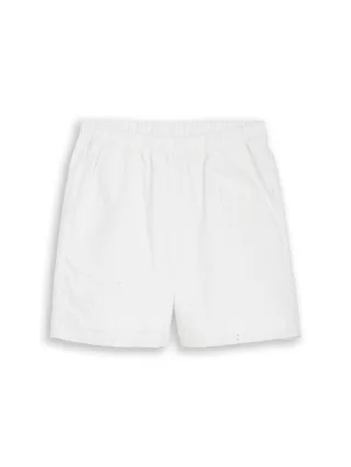 Denim Tom Tailor - Shorts mit Lochstickerei white - Gr. - S