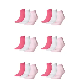 18 Paar Puma Unisex Quarter Socken Sneaker Gr. 35 - 49  für Damen Herren Füßling...