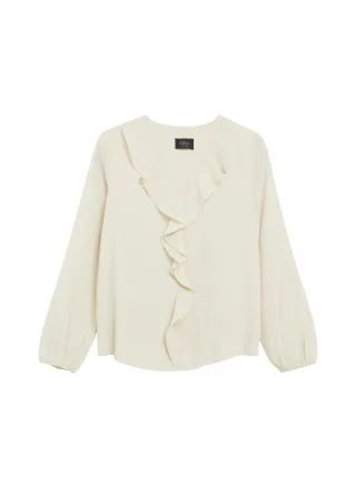 s.Oliver BLACK LABEL - Bluse beige - Gr. - 44
