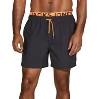 Jack & Jones Badeshorts Herren Badehose MAUI JJSWIM Regular Fit (1-St) Sportshorts mit Kordelzug