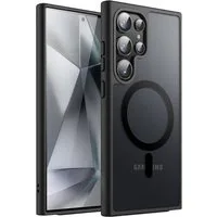 MSM Handyhülle Hülle für Samsung Galaxy S24 /Plus / Ultra Hard MagSafe Schwarz