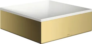 Hansgrohe Aufsatzwaschtisch AXOR Suite Basins&Bathtubs 285x285mm o.Hl.Ül weiss/polished gold optic, 42002990